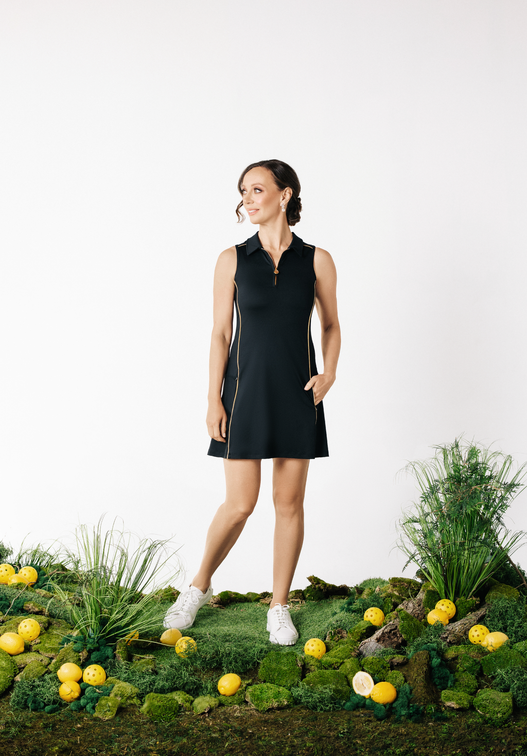 PRIMROSE DRESS - Navy